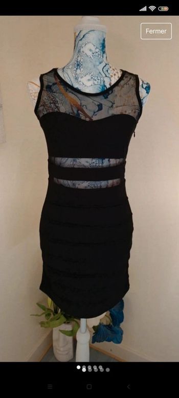 Robe moulante little lulu transparente