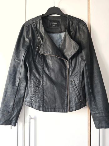 Veste en jean noire Bonobo