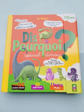 livre enfant de la collection Dis pourquoi? Spécial dino