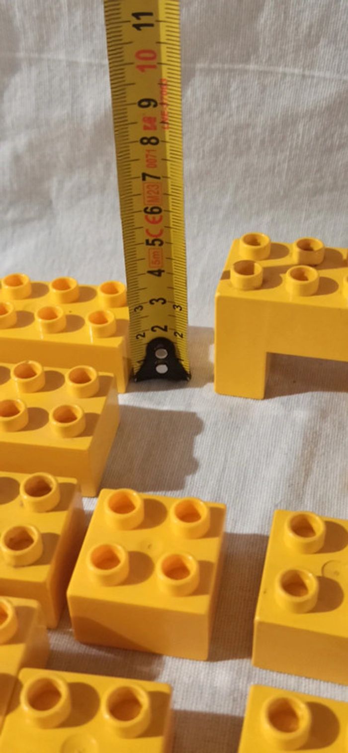 Briques jaune de construction lego duplo - photo numéro 7