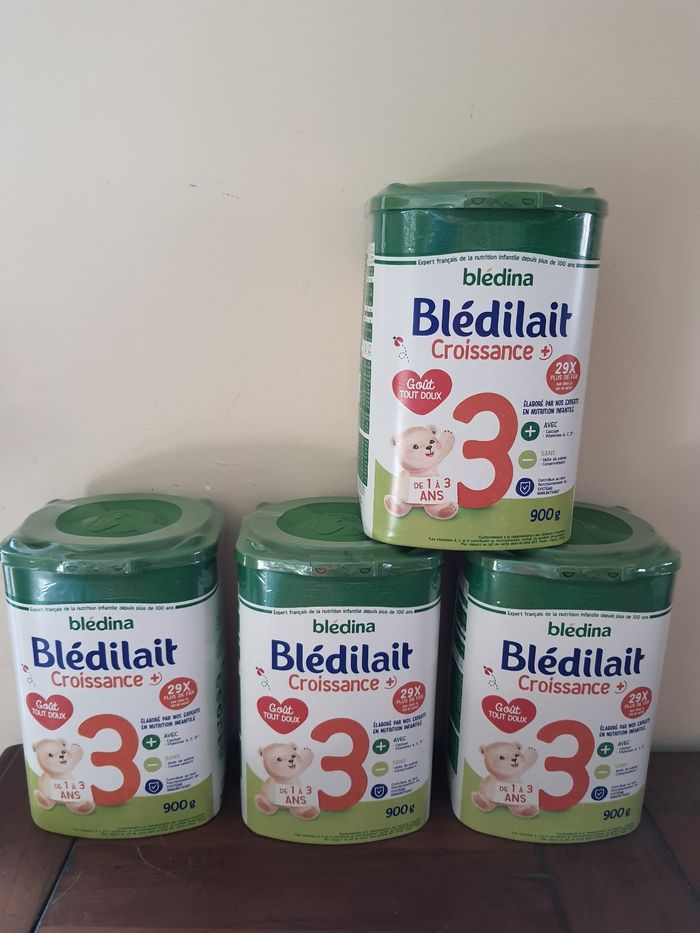 Lot de 4 boîtes Bledina 3