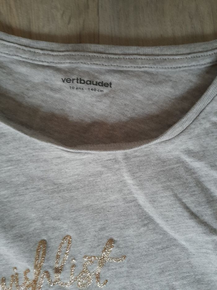 Lot de 2 pyjamas 10 ans Vertbaudet fille neuf legging tunique Neuf, sans étiquette PRINTEMPS - photo numéro 5