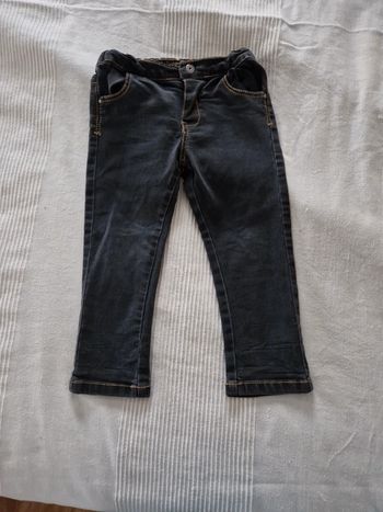 Pantalon taille élastique avec bouton garçon