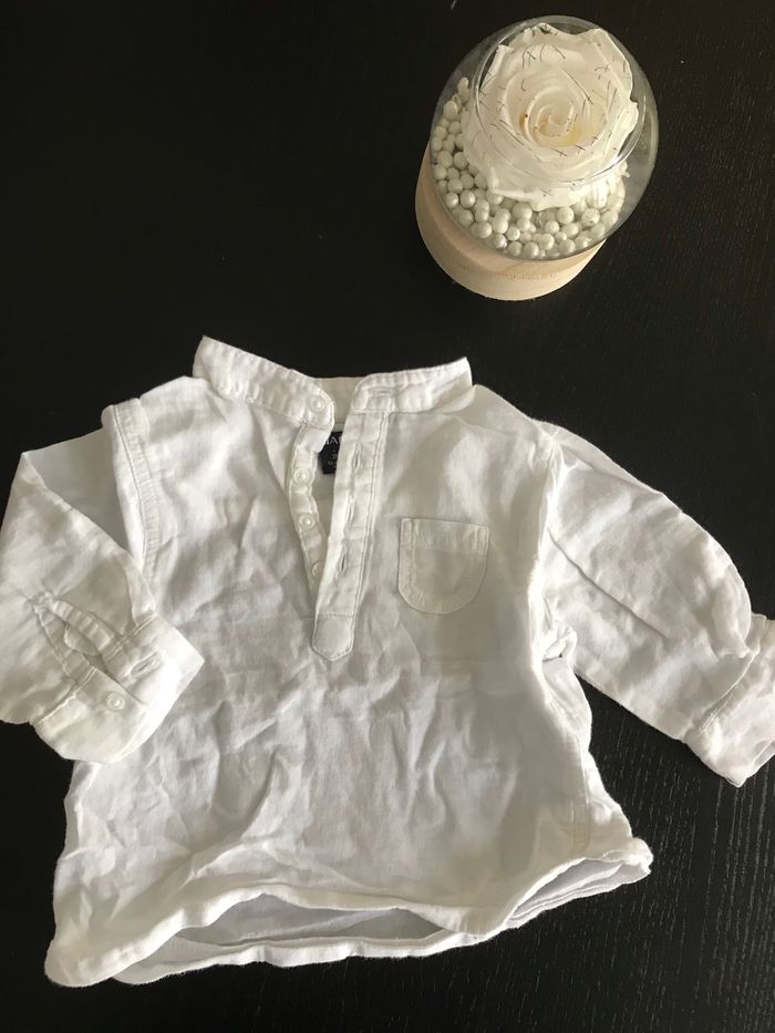 Chemise blanche 3mois