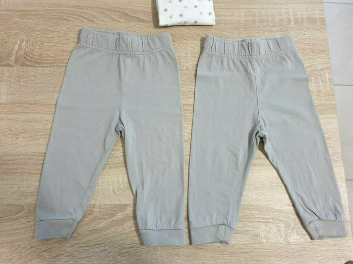 Lot 9 mois - 1 haut pyjama + 2 pantalons pyjama + 1 body manches courtes - photo numéro 4