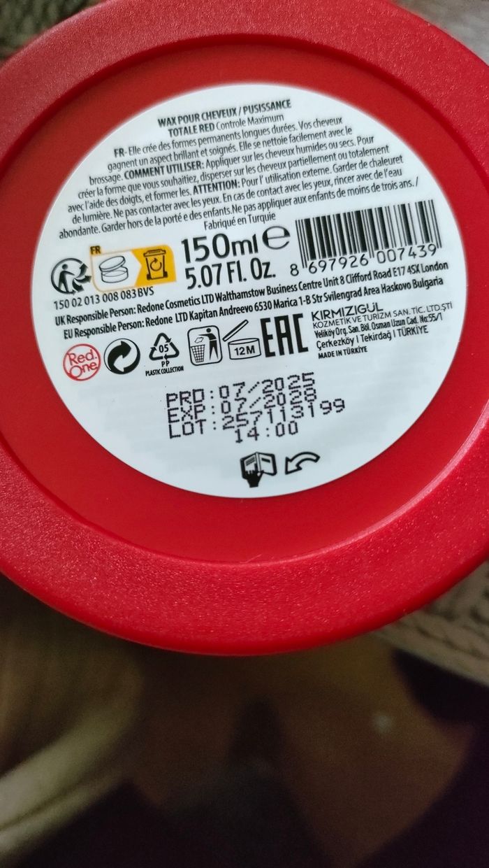 Cire Red one rouge original pour cheveux - photo numéro 6