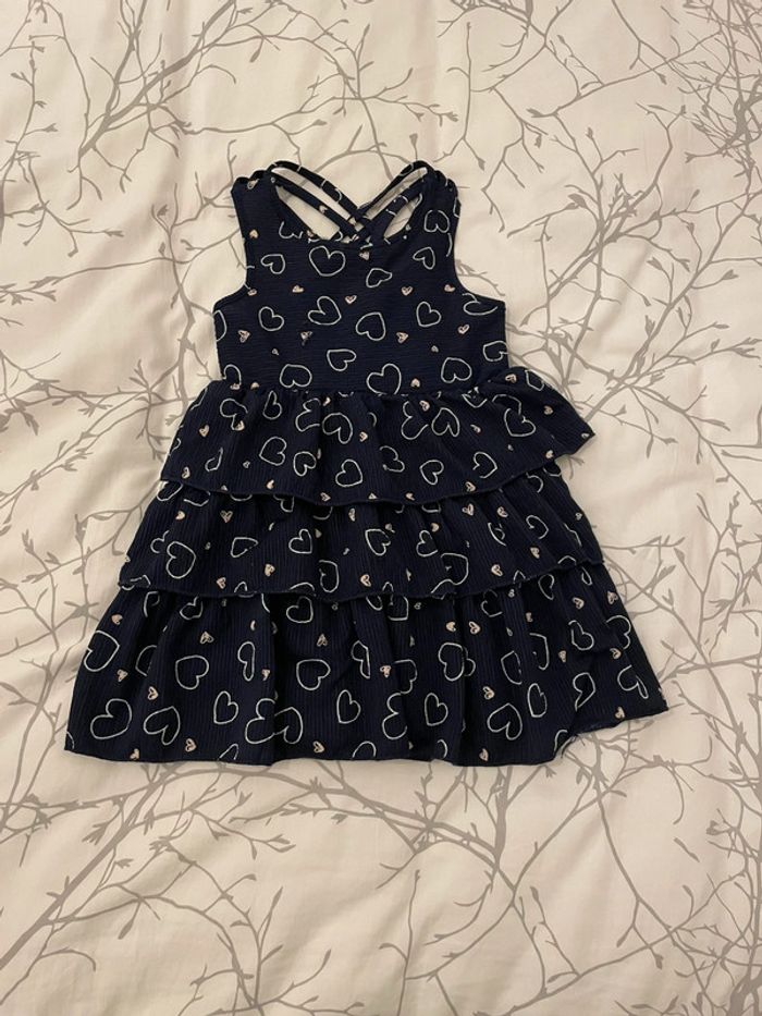Robe à motif cœur en 4 ans