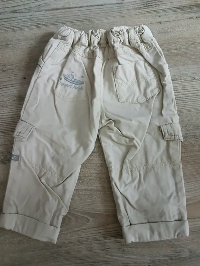 Pantalon blanc Sergent Major 12 mois - photo numéro 2