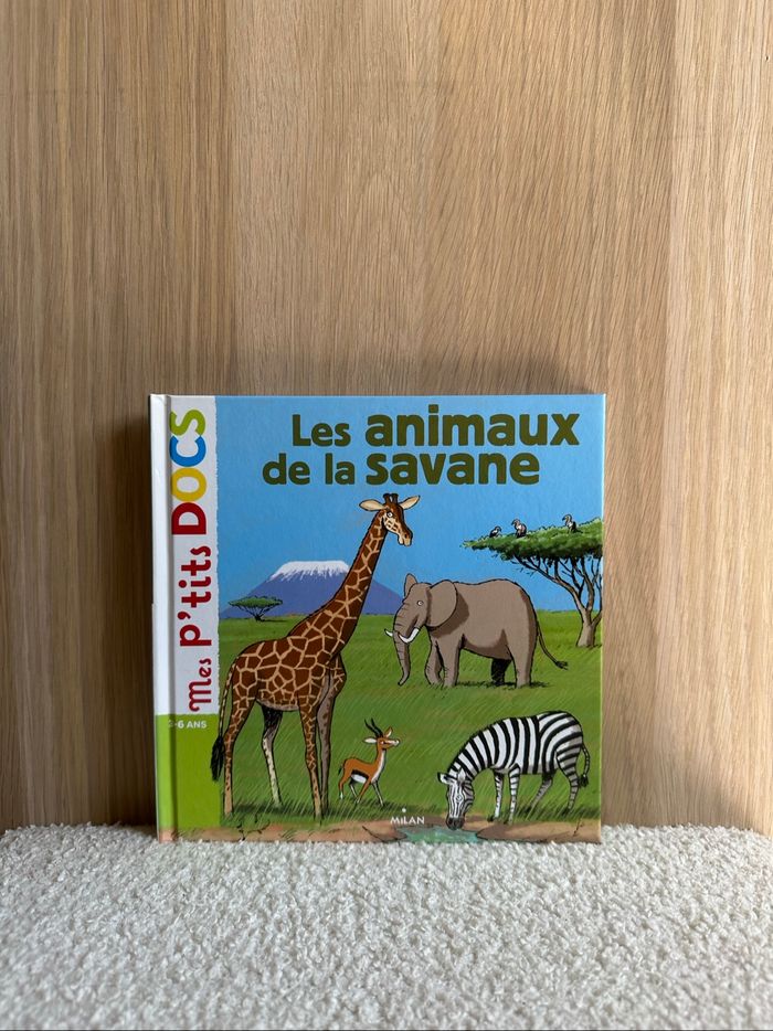 Livre les animaux de la savane