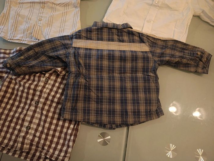 Lot de 4 chemises 6 mois - photo numéro 3