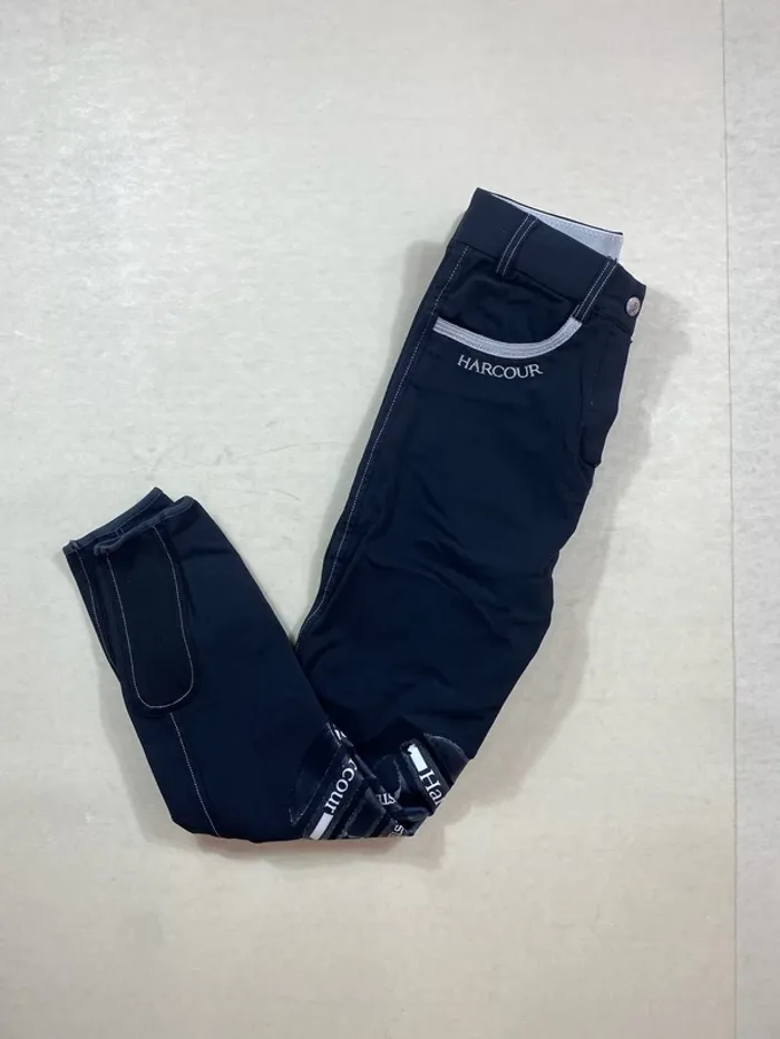 Pantalon équitation Harcour taille 34 enfant/adolescent noir