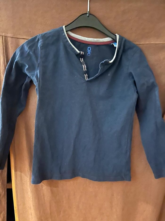 Teeshirt manches longues Okaidi 8 ans