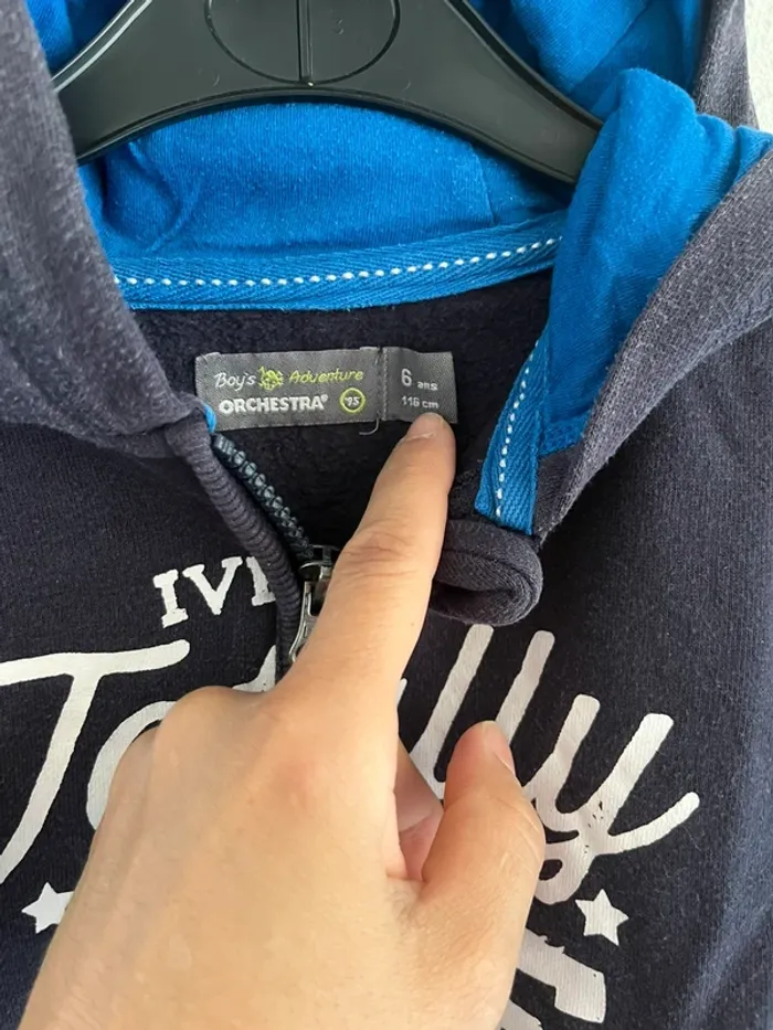Veste à capuche Orchestra taille 6 ans 💫 - photo numéro 2