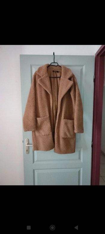 Manteau marron clair taille M/L