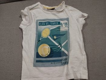 Tee shirt theme tennis