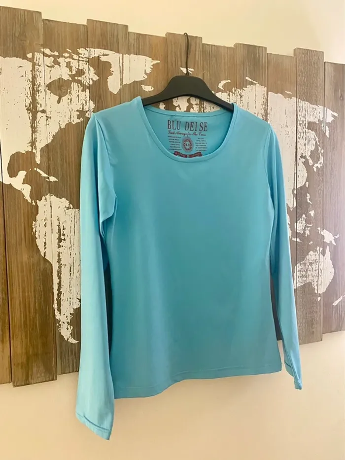 T-shirt Blu Deise Taille S - photo numéro 2