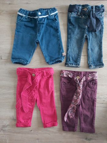 Pantalons fille 3 mois
