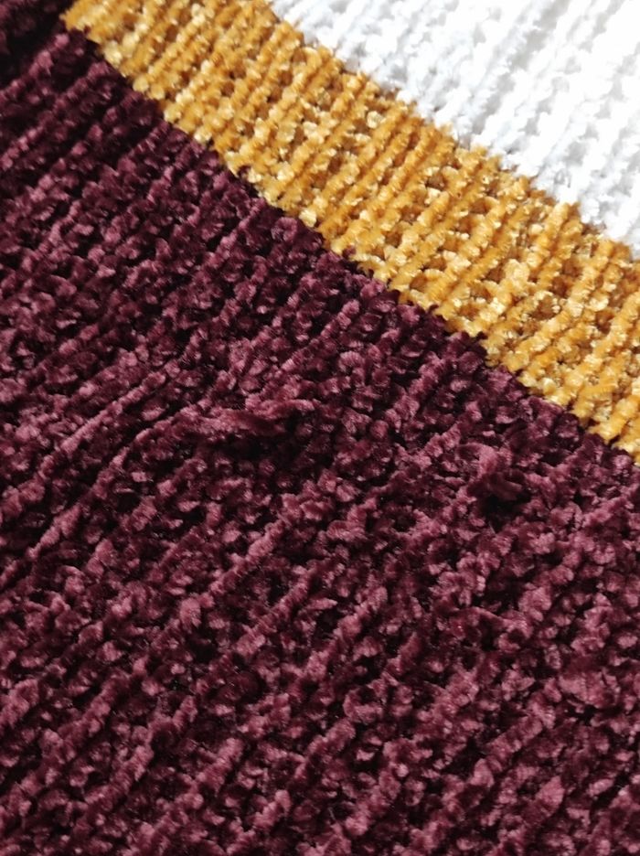 Pull tricolore doux taille S / M - photo numéro 6