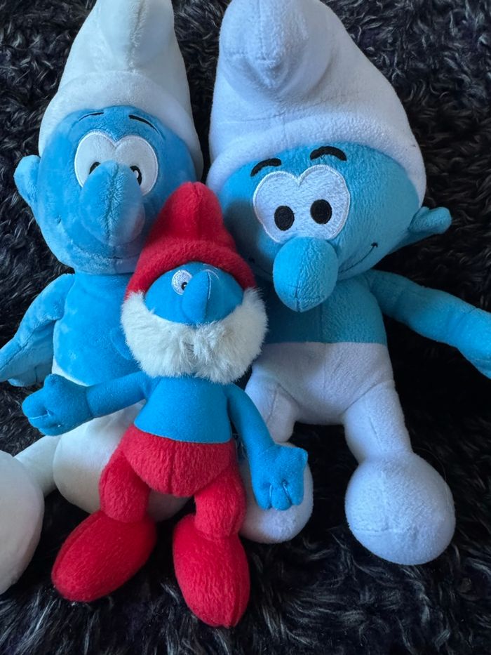 Lot peluche Schtroumpf - photo numéro 2