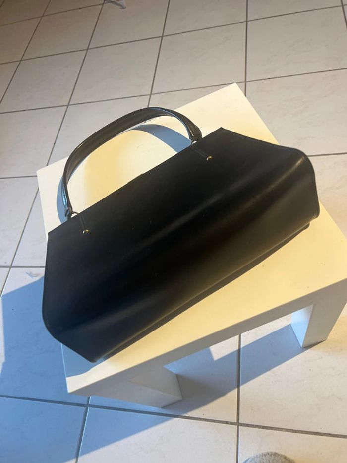 Sac vintage année 1970 en cuir - photo numéro 6