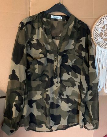 Chemise Yvesline (kaki), M / 38 / 10 (153)