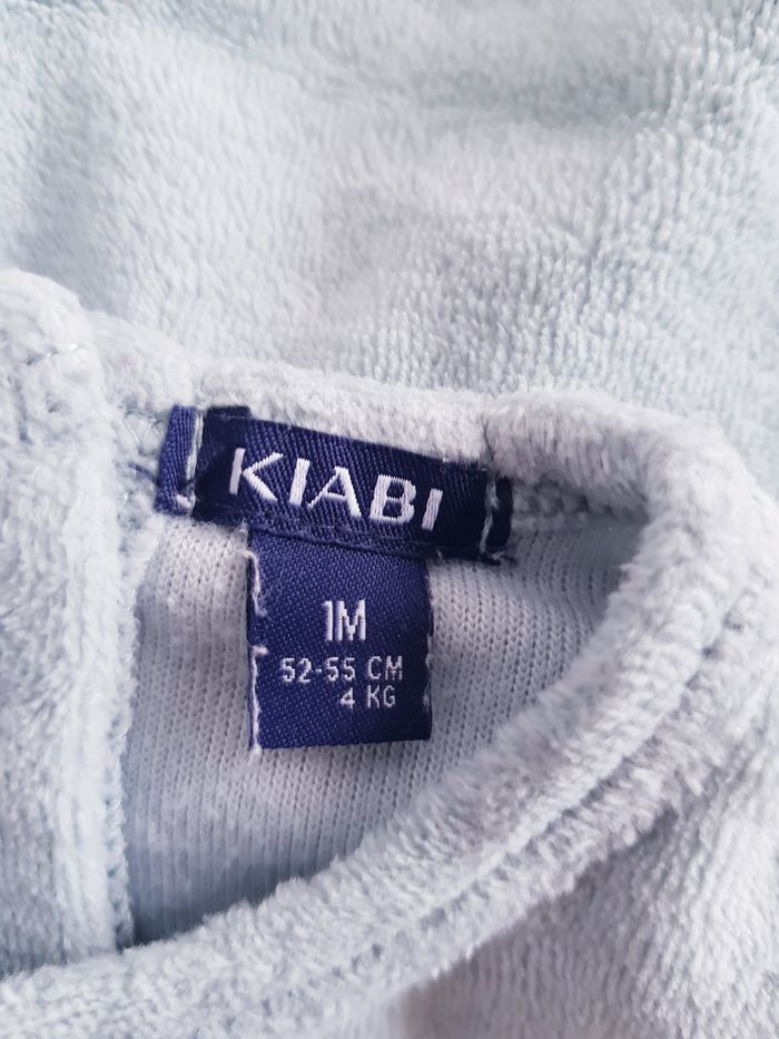 Kiabi - Grenouillère / pyjama une pièce / dors bien en velours - Neuf ! - photo numéro 4