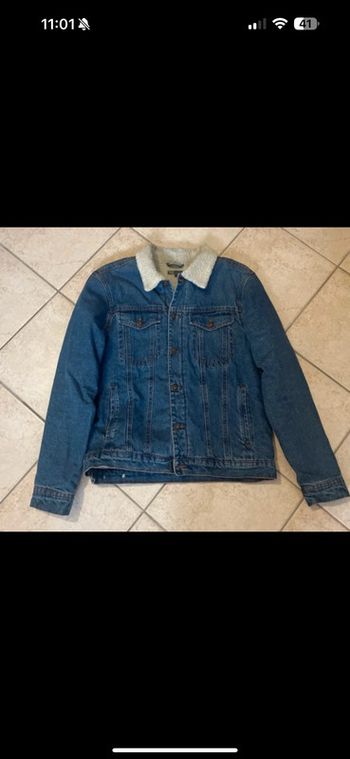 Veste en jeans intérieur polaire