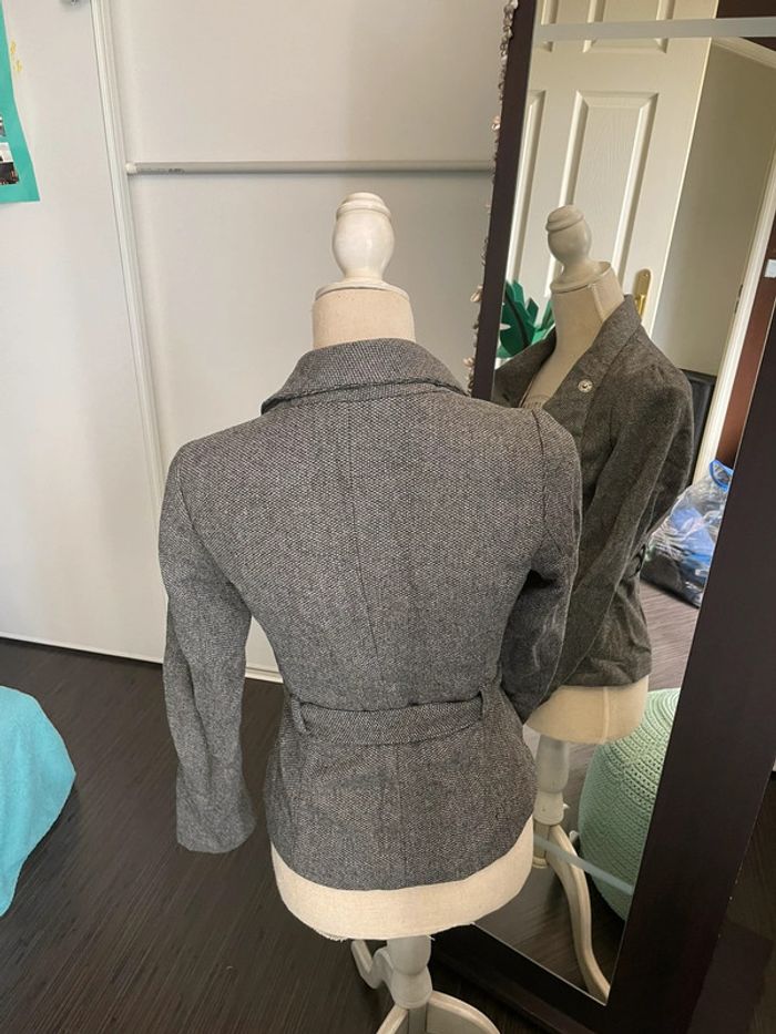 Veste gris chiné femme H&M TXS - photo numéro 2