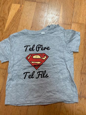 Tee shirt Superman 18 mois