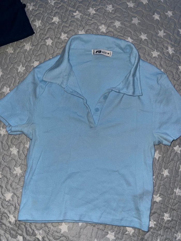 Top bleu