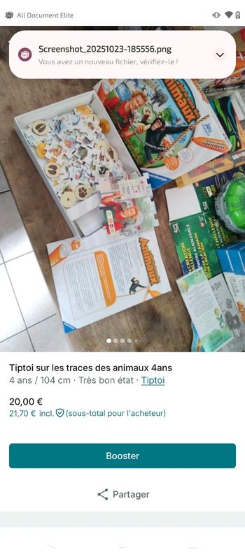 Tiptoi sur les traces des animaux 4ans