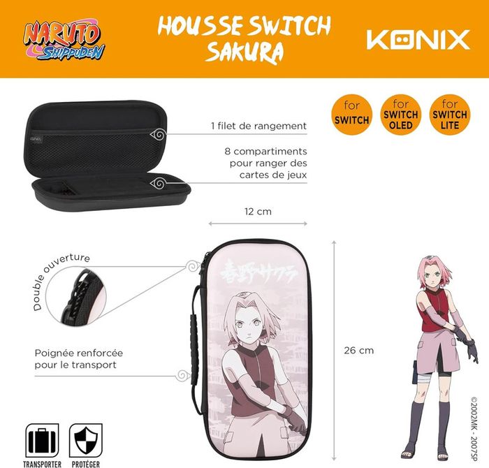 Housse Naruto Sakura Nintendo Switch - Neuf - photo numéro 5