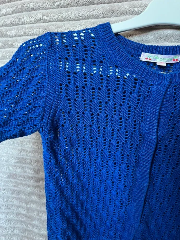 Gilet ajouré Bonpoint - Taille 10 ans - photo numéro 3