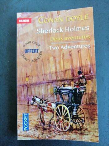Livre Sherlock Holmes de Conan Doyle en très bon état