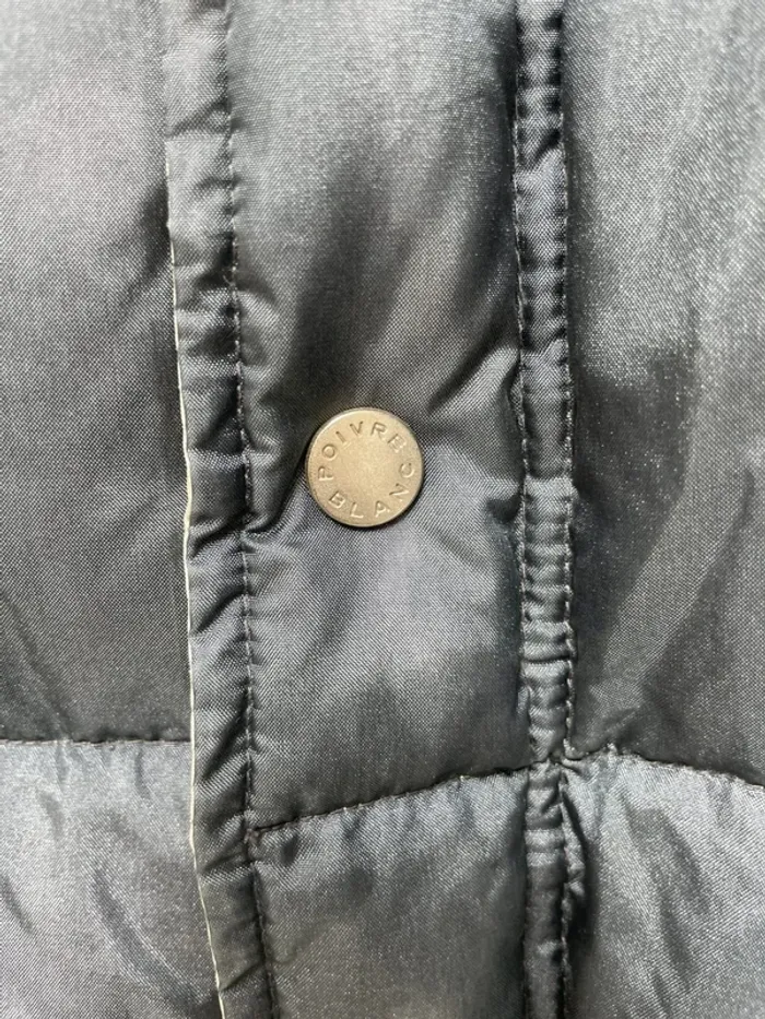 Poivre Blanc réversible vintage Doudoune sans manches / Vest Medium - photo numéro 3