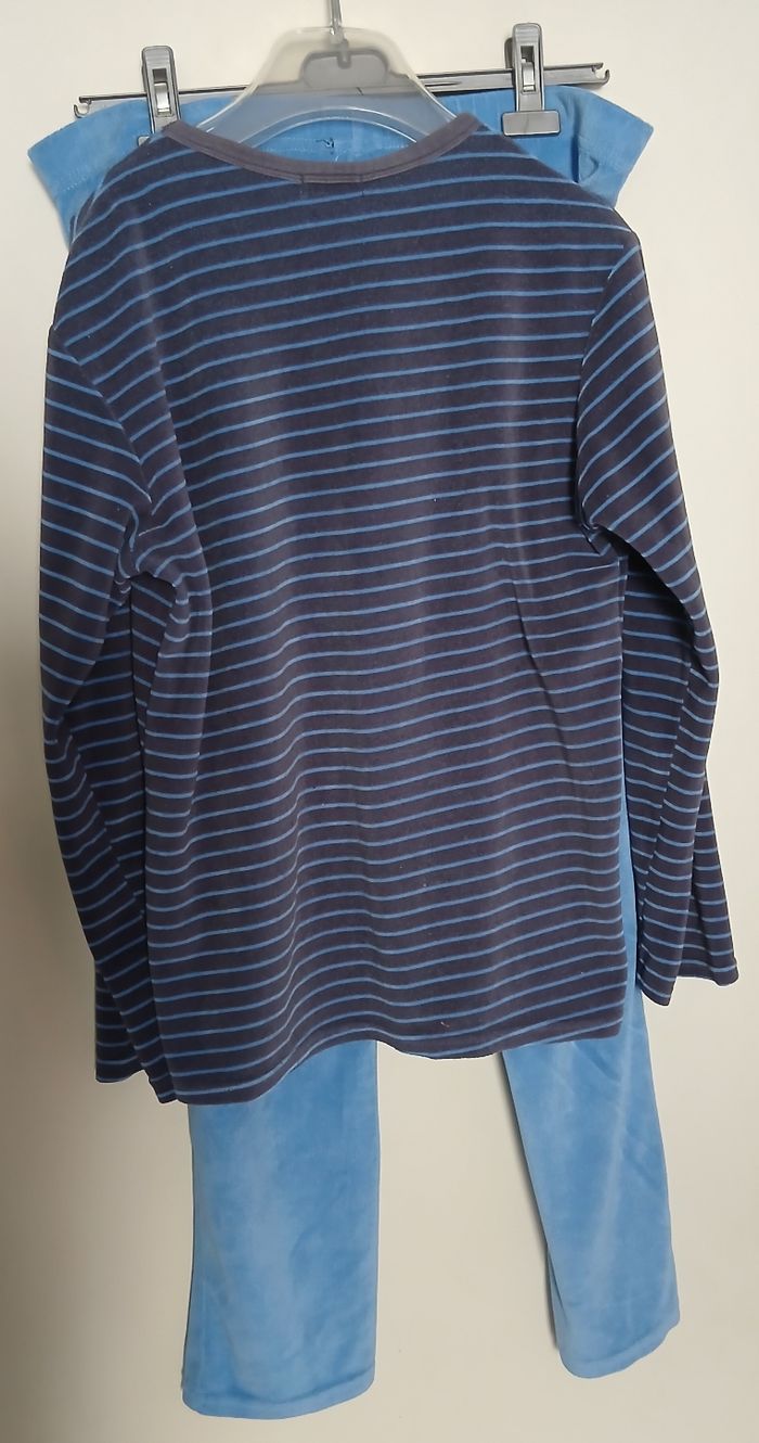 Pyjama en velours bleu 16 ans - photo numéro 9