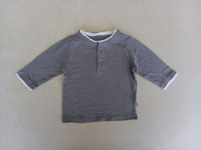 T-shirt longues manches Obaïbi 3mois