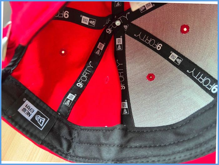 Casquette New Era Rouge avec broderie - photo numéro 12