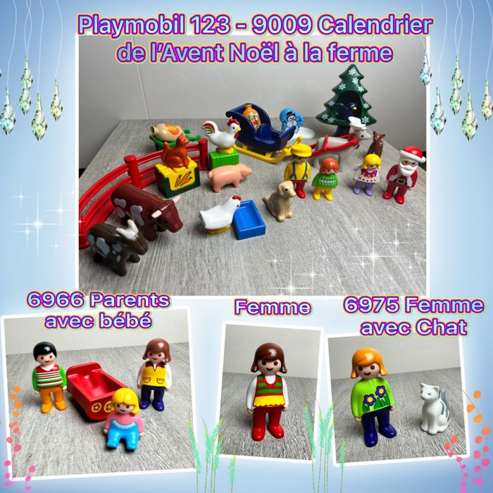 Lot Playmobil 123 calendrier de l’avent et autres