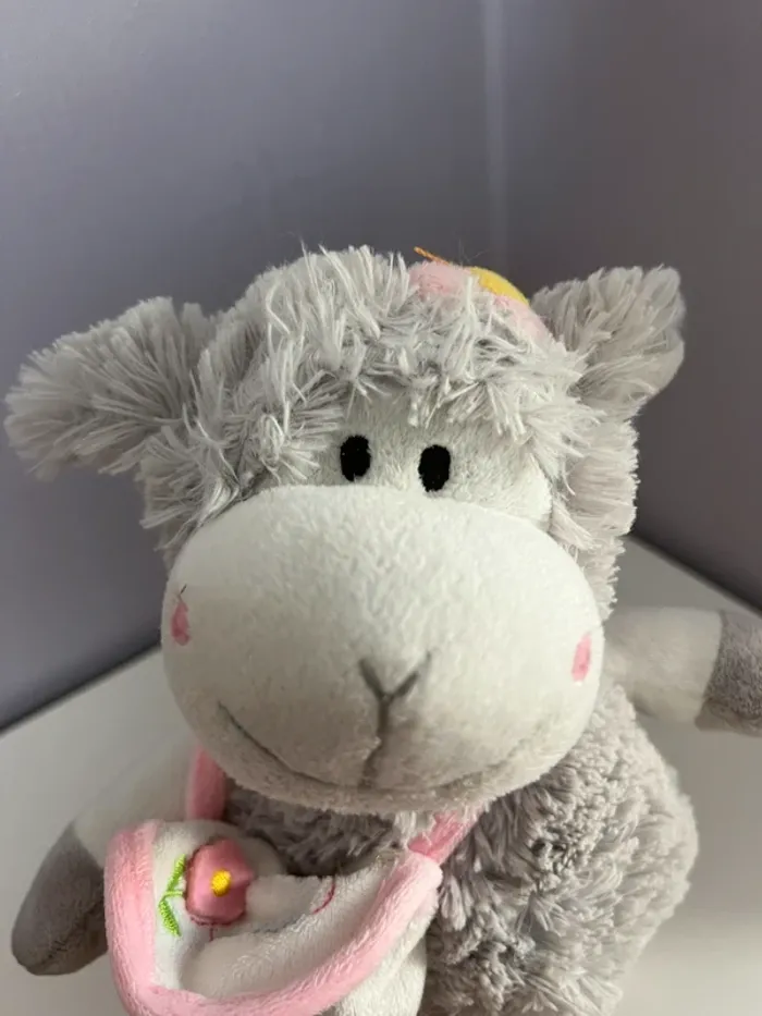 Peluche mouton gris - photo numéro 4