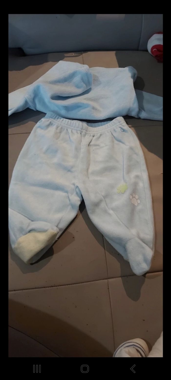 Pyjama 2 pieces 3 mois tissaia - photo numéro 4