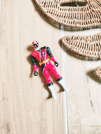 🙅 Power rangers ninja steel figurine articulée du ranger rouge marque bandai
