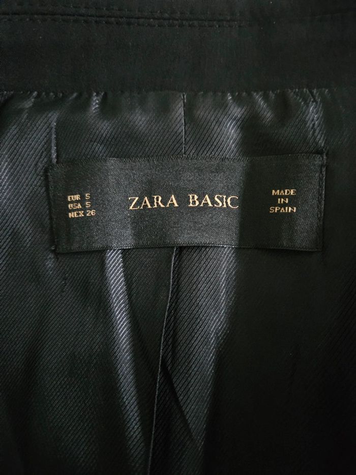 Zara blaser noir taille S - photo numéro 7