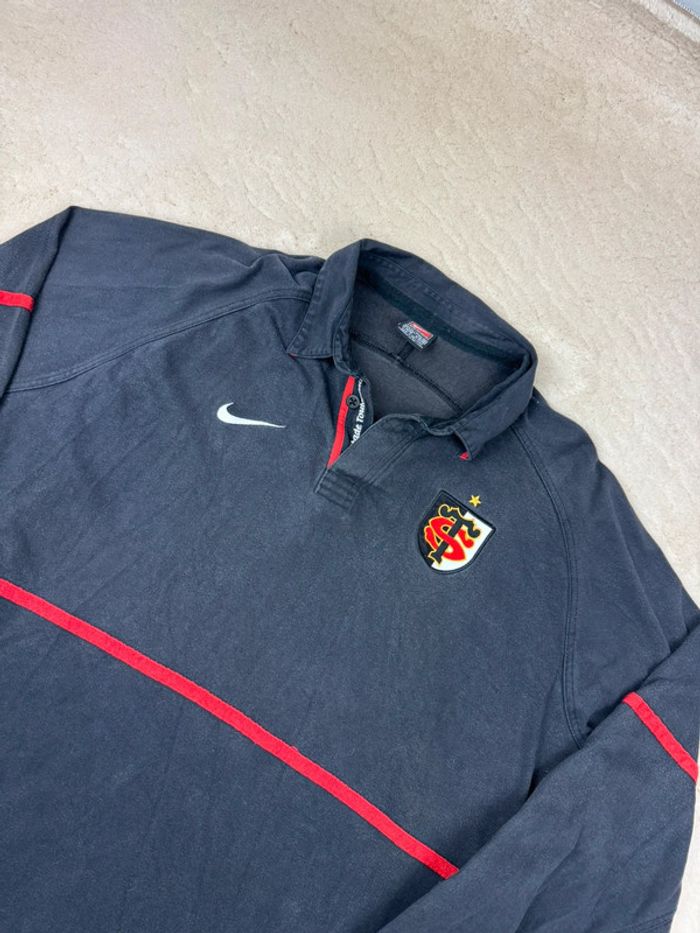 Maillot manches longues de rugby Nike Vintage Stade Toulousain 90/2000 Noir Taille XL - photo numéro 3
