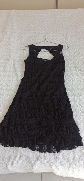 Petite robe noire morgan dentelle