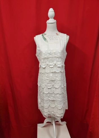 Armand Thiery robe blanc cassé été * taille 42 *