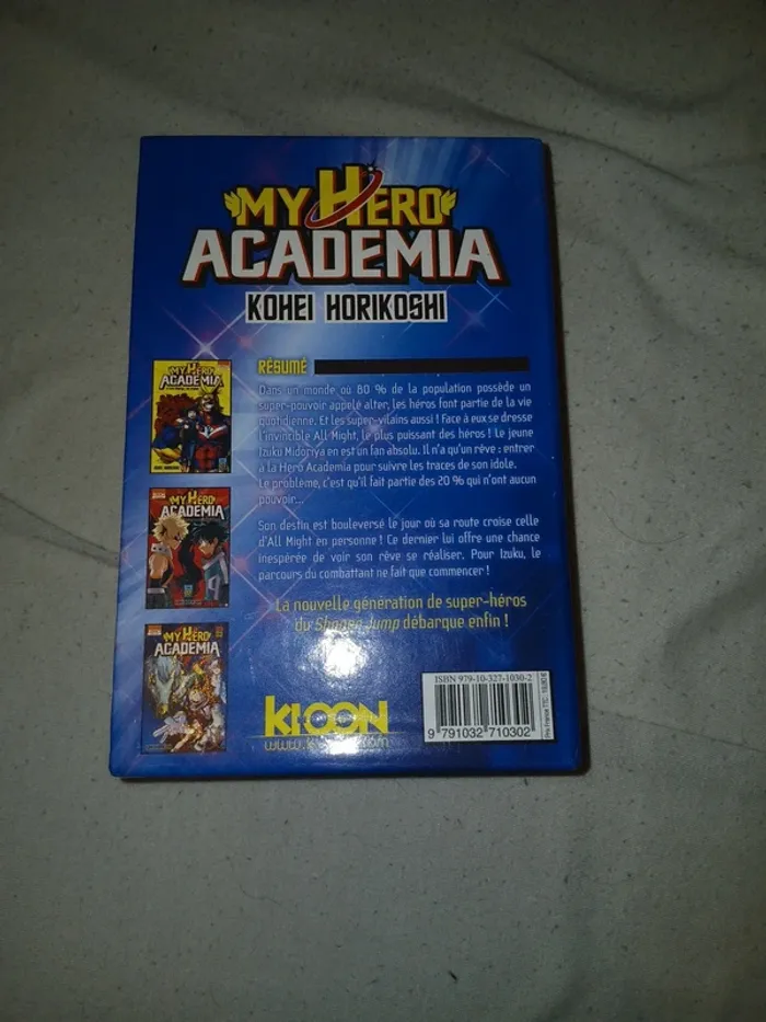 Coffret des trois premier tome de my hero académia - photo numéro 3