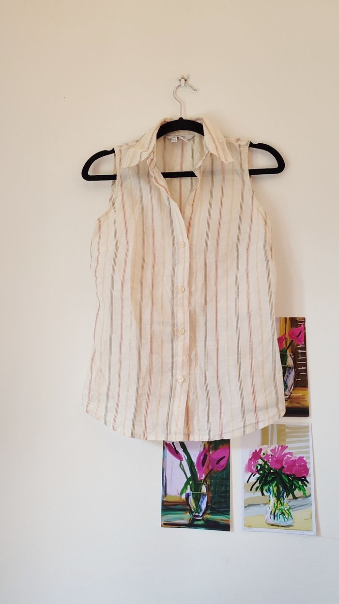 Débardeur lin y2k T34