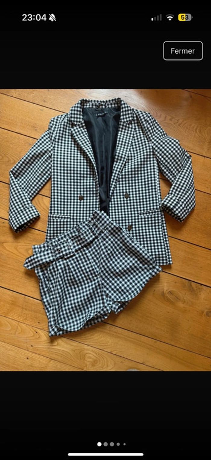 Ensemble Vichy en très bon état taille XS pimkie - photo numéro 3