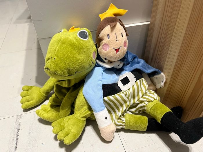 Peluche reversible prince et la grenouille ikea - photo numéro 2
